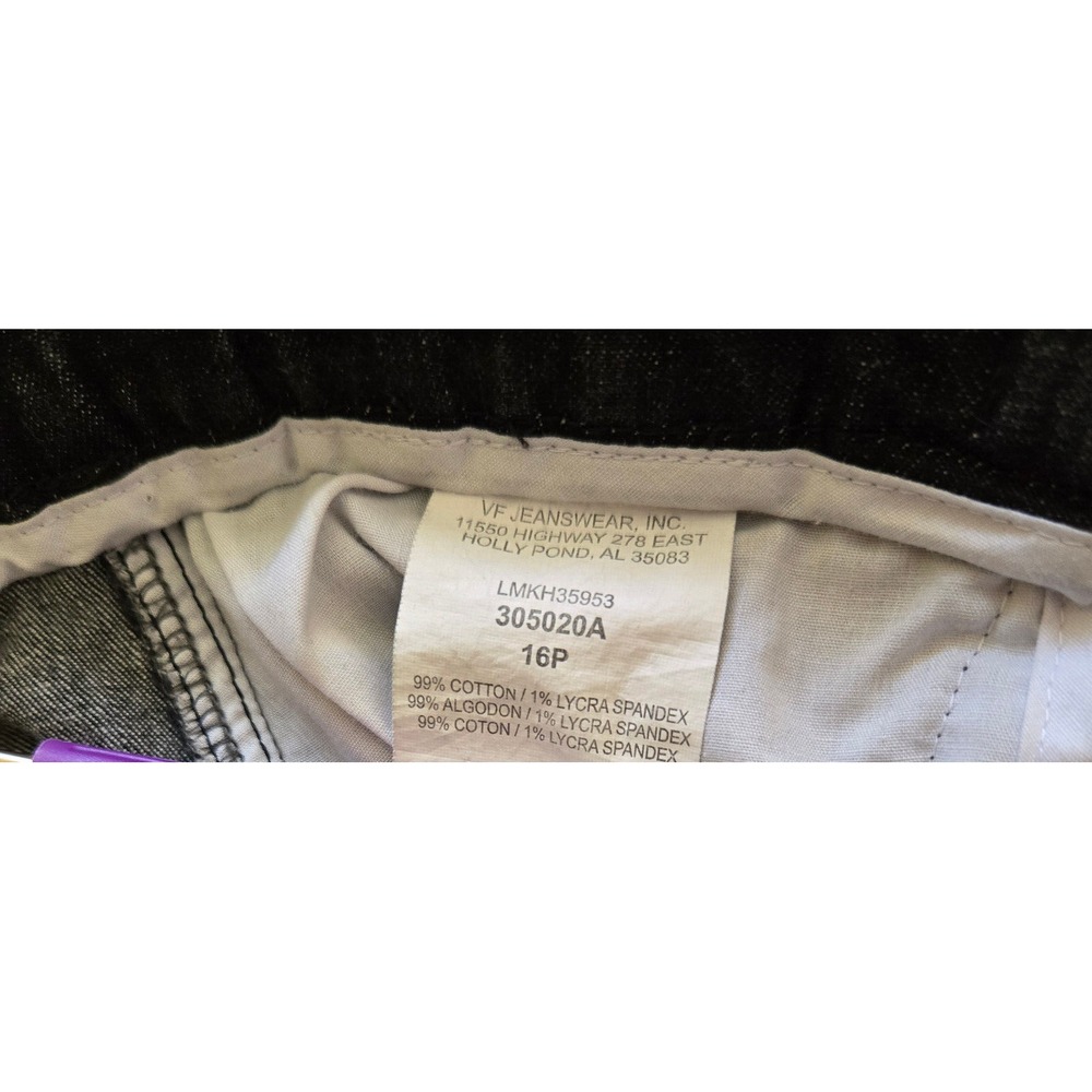 Lee Women's Jeans Black Size 16P - Picture 6 of 11